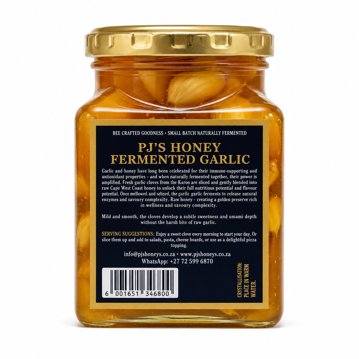 pj's honey fermented garlic pj's honey fermented garlic